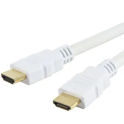 Cavo HDMI High Speed con Ethernet A/A M/M 10 m Bianco