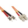 Cavo Fibra Ottica SC/ST 50/125 Multimodale 5 m OM2