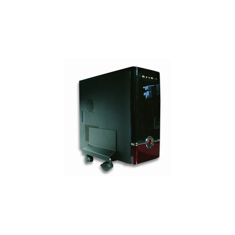 Supporto per CPU in Acciaio con Ruote Nero