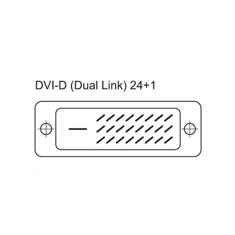 Cavo Monitor DVI digitale  M/M dual link 5 mt (DVI-D)