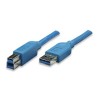 Cavo USB 3.0 A maschio/B maschio 3 m blu