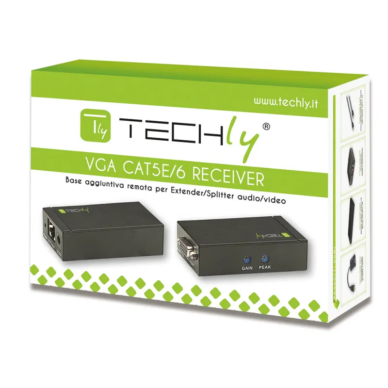 Ricevitore per Extender Audio / Video su Cavo Cat5e 300 m