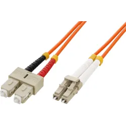 Cavo Fibra Ottica SC/LC 50/125 Multimodale 10 m OM2