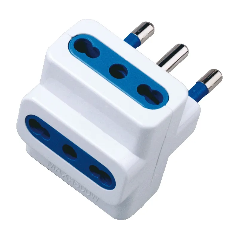 Adattatore triplo spina 16A Bianco