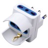 Adattatore Triplo Schuko Spina 2P+T Presa 2P+T 16A 
