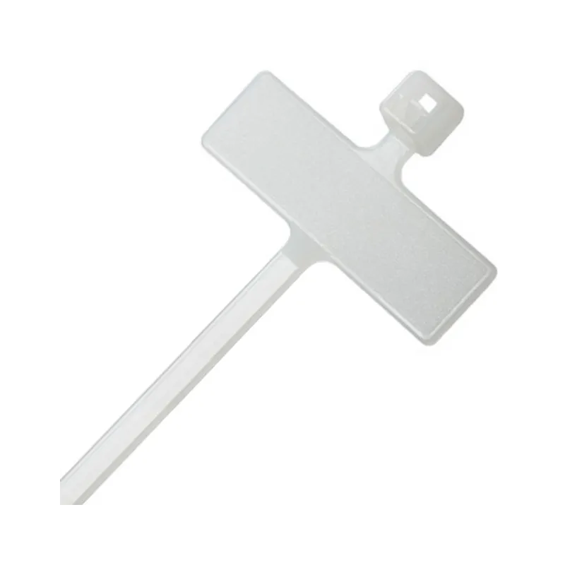 Fascette Fermacavi 100x2,5mm con Targhetta 25x8mm 100 pz Bianco
