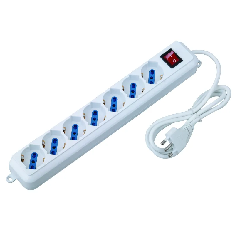 Multipresa 7 Posti Italiana Bipasso / Schuko