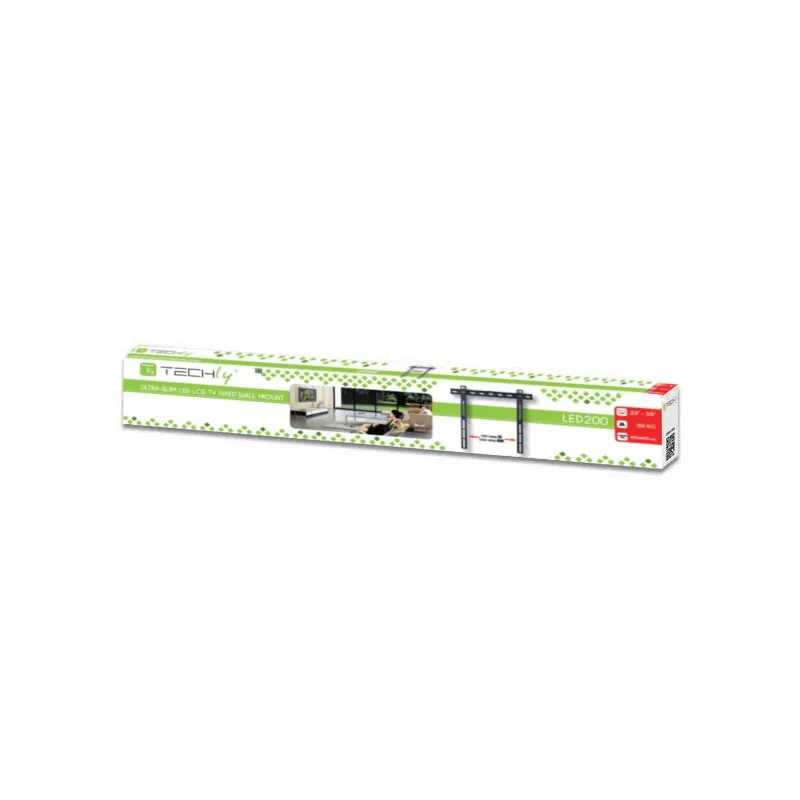Supporto a Muro Fisso Ultra Slim per TV LED LCD 32-55'' Nero