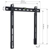 Supporto a Muro Fisso Ultra Slim per TV LED LCD 32-55'' Nero
