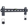 Staffa Muro Fissa Slim con Distanziali TV LED LCD 40-65'' Nero