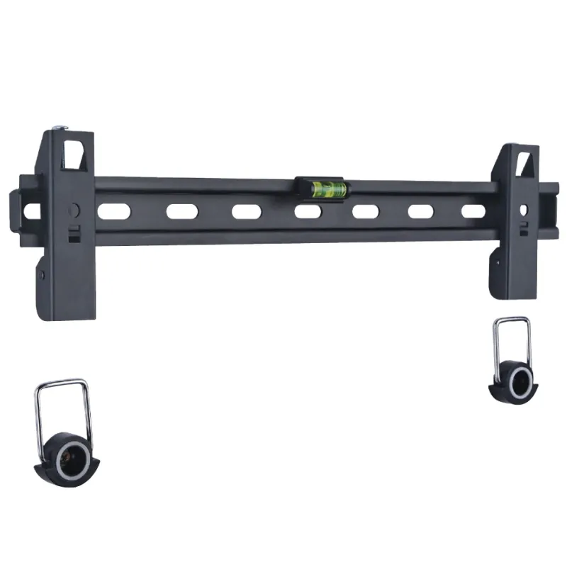 Staffa Muro Fissa Slim con Distanziali TV LED LCD 40-65'' Nero