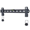Staffa Muro Fissa Slim con Distanziali TV LED LCD 40-65'' Nero