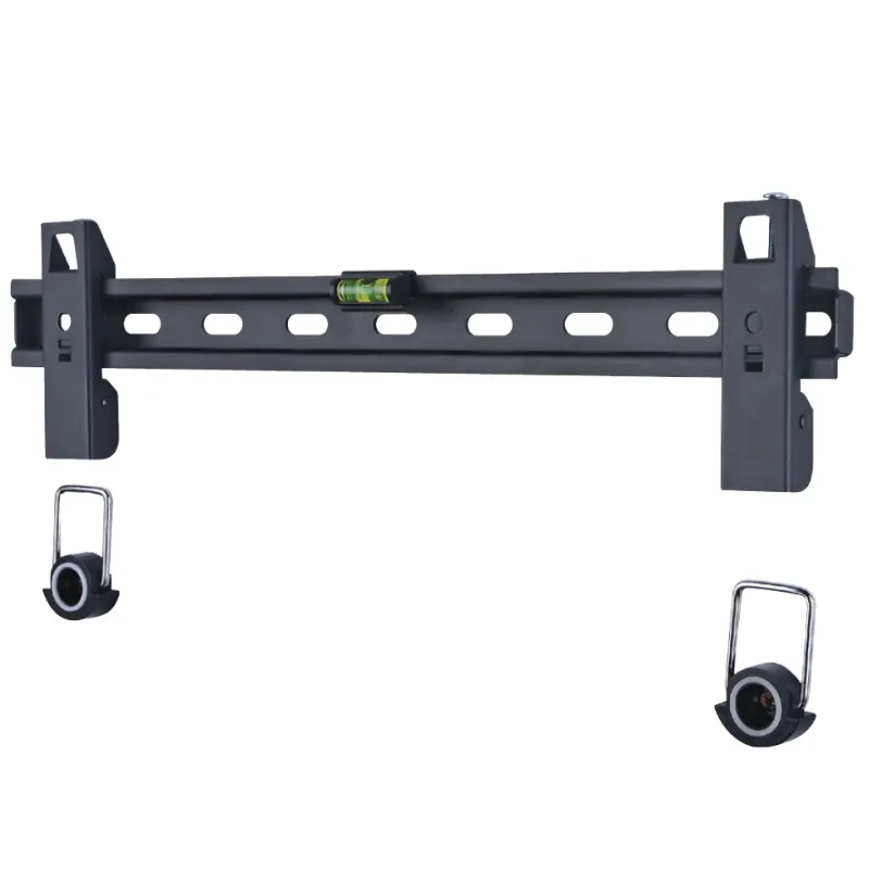 Staffa Muro Fissa Slim con Distanziali TV LED LCD 40-65'' Nero