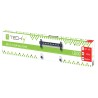 Staffa Muro Fissa Slim con Distanziali TV LED LCD 23-55'' Nero