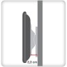 Staffa Muro Fissa Slim con Distanziali TV LED LCD 23-55'' Nero