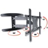 Supporto a Muro Ultra Slim per TV LED LCD 40-65'' Full Motion Nero