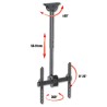 Supporto Telescopico Universale a Soffitto per TV LED LCD 32-55''