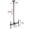 Supporto Telescopico Lungo a Soffitto per TV LED LCD 37-70''