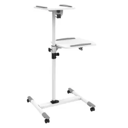 Trolley Universale per Notebook / Videoproiettore, Bianco