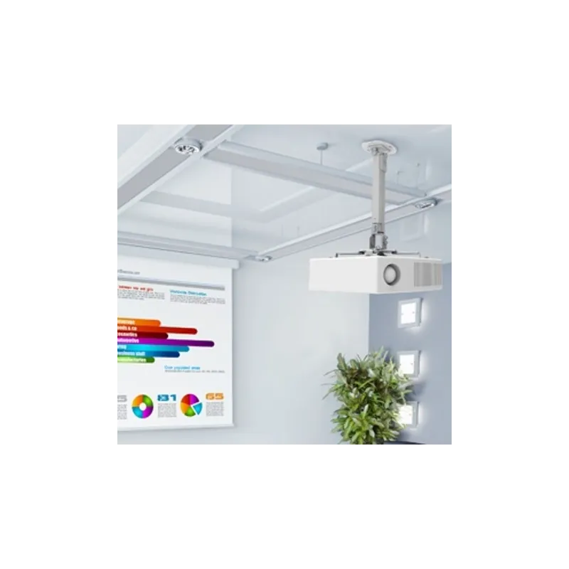 Supporto a Soffitto per Proiettori Estensione 380-580 mm Silver