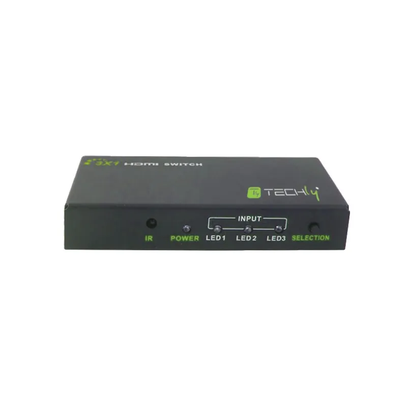 Switch HDMI 3 IN 1 OUT con Telecomando 4K UHD 3D