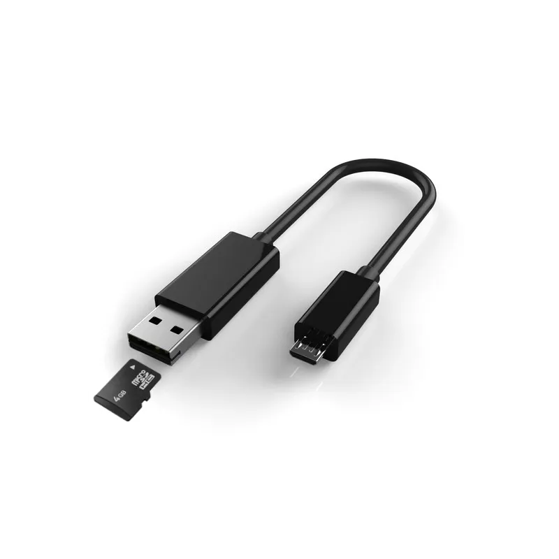 Cavo OTG per Trasmissione dati e Ricarica USB 2.0 con Slot Micro SD