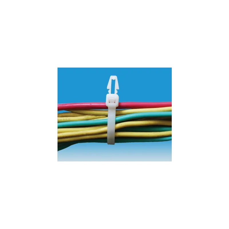 Fascette Fermacavi con Innesto Libero 200x4,8mm in Nylon 100pz Bianco