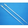 Fascette Fermacavi con Innesto Libero 200x4,8mm in Nylon 100pz Bianco
