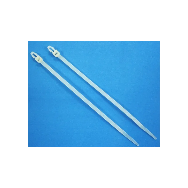 Fascette Fermacavi con Innesto Libero 200x4,8mm in Nylon 100pz Bianco