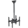 Supporto Telescopico Universale a Soffitto per 2 TV LED LCD 32-55''