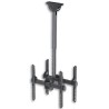 Supporto Telescopico Universale a Soffitto per 2 TV LED LCD 32-55''