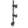 Supporto da Scrivania per 2 Monitor 13-27'' con Morsetto