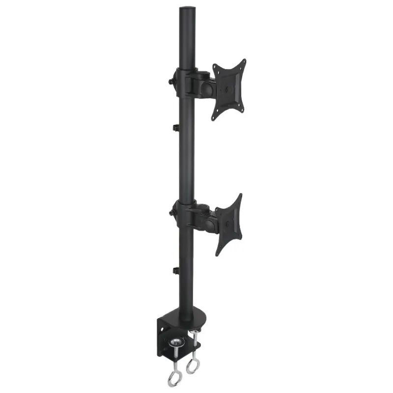 Supporto da Scrivania per 2 Monitor 13-27'' con Morsetto