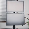 Supporto da Scrivania per 2 Monitor 13-27'' con Morsetto