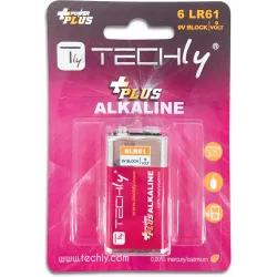 Blister 1 Batteria Power Plus Alcalina 6LR61 9V