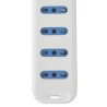Multipresa 6 Posti Italiana Bipasso Senza Cavo Bianco