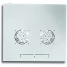 Armadio Rack 19'' a Muro 6U prof. 320 Grigio Assemblato