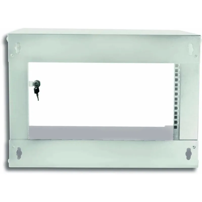 Armadio Rack 19'' a Muro 6U prof. 320 Grigio Assemblato
