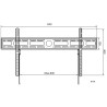 Supporto a Muro per TV LED LCD 42-80'' Ultra Slim fisso H400mm