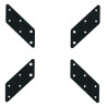 Adattatore Universale per Supporto VESA da 200x200 a 400x400 Nero