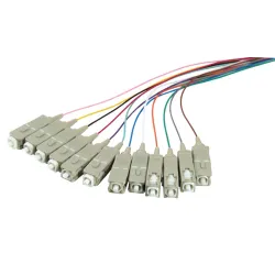 Set 12 Pigtail SC 9/125 OS2 2m