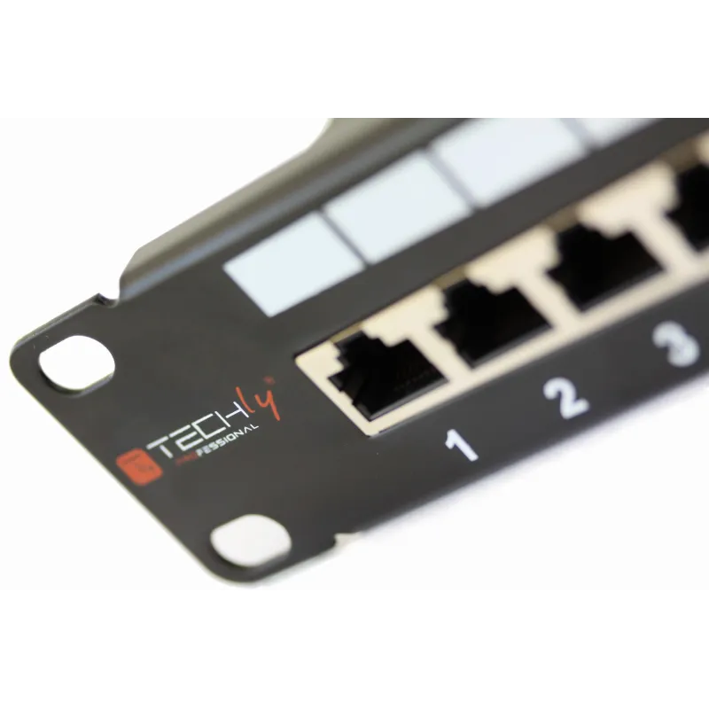 Pannello Patch STP 24 Posti RJ45 cat. 6A Techly