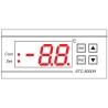 Gruppo 2 Ventole 1U per Rack 19'' con Termostato LED Nero