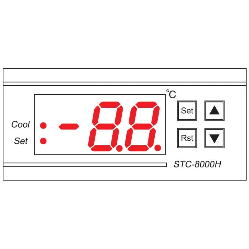 Gruppo 4 Ventole 1U per Rack 19'' con Termostato LED Grigio