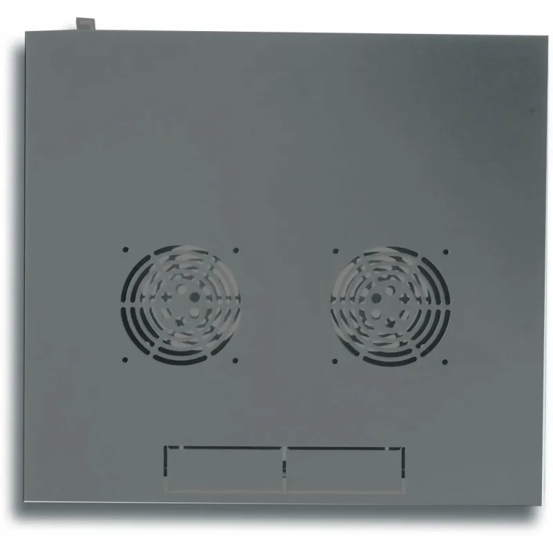 Armadio Rack 19'' a Muro 6U prof. 450 Nero Assemblato