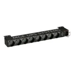 Eaton PDU "Basic" con prese IEC. Flex PDU 8 DIN:Input IEC C20 Output (8) DIN + (1) IEC 16A
