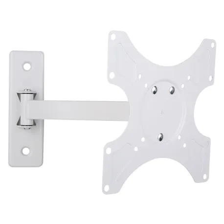 Supporto a muro per TV LED LCD 19 - 37'' inclinabile 2 snodi bianco
