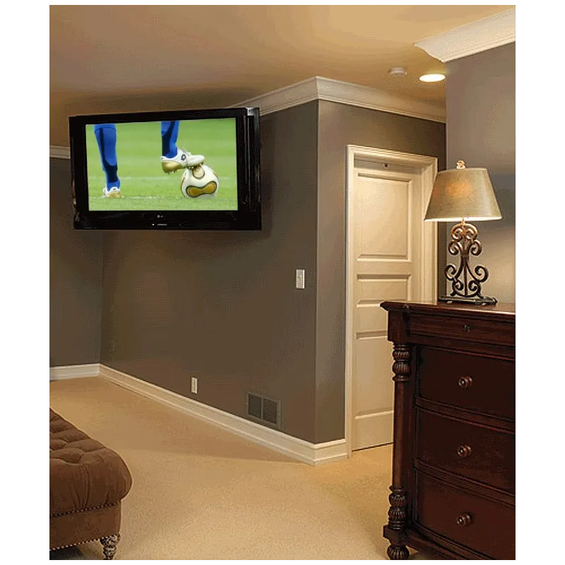 Supporto a muro per TV LED LCD 19 - 37'' inclinabile 2 snodi bianco