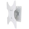 Supporto a muro per TV LED LCD 19 - 37'' inclinabile 1 snodo Bianco