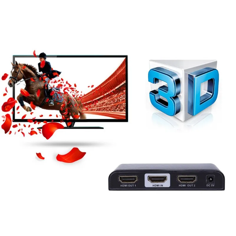 Splitter HDMI2.0 4K UHD 3D 2 vie